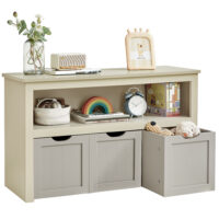 Aufbewahrungskommode für Kinderzimmer mit viel Stauraum.