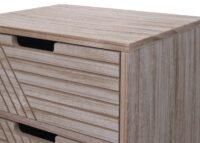 Kommode Highboard 3D-Design 5 Schubladen 84x35x29cm natur