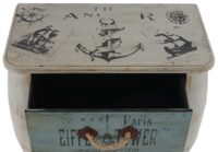 Kommode Sara mit Schubladen Vintage Shabby-Look 74x70x36cm