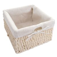 Kommode Schubladenkommode Massivholz Korb-Schublade 80x60x30cm shabby weiss