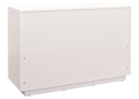 Kommode Sideboard 3D-Design Push-to-open 81x120x42cm Hochglanz weiss