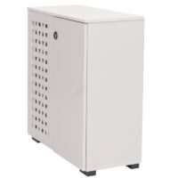 Kommode Sideboard Anrichte 3D-Flecht-Design 2 Türen 82x80x37cm weiss