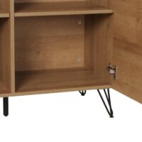 Kommode Sideboard Highboard 3D-Design Staufächer 85x95x45cm natur