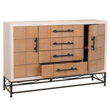 Kommode Sideboard Highboard Türen Schublade 92x140x42cm