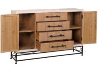 Kommode Sideboard Highboard Türen Schublade 92x140x42cm