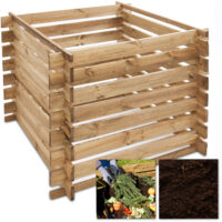 Holzkomposter zur umweltfreundlichen Herstellung von Komposterde.