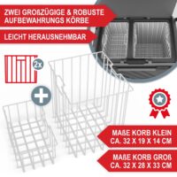 Elektrische Kühlbox mit 40 Liter Volumen und App-Steuerung.