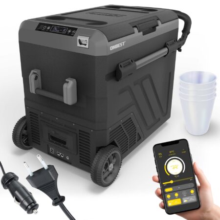 XXL-Kühlbox mit 60 Liter Fassungsvermögen und Smart-Funktion.