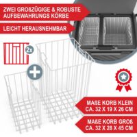 XXL-Kühlbox mit 60 Liter Fassungsvermögen und Smart-Funktion.