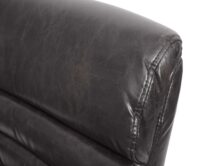 Konferenzstuhl Esszimmerstuhl Freischwinger Vintage Wildleder-Optik Metall schwarz
