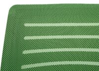 2er Set Konferenzstuhl Freischwinger Stoff grün bis 150 kg