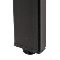 Konsolentisch Ablagentisch Beistelltisch 3D-Struktur 100x40cm schwarz