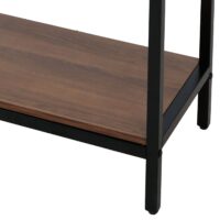 Konsolentisch Beistelltisch Ablagetisch Schubladen Industrial 76x109x30cm braun