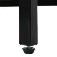Konsolentisch Beistelltisch Ablagetisch Schubladen Industrial 76x109x30cm rotbraun