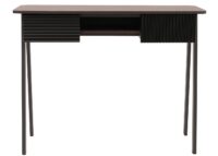 Konsolentisch Flur Beistelltisch Ablage Schublade 88x110x40cm Walnuss-Optik