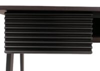 Konsolentisch Flur Beistelltisch Ablage Schublade 88x110x40cm Walnuss-Optik