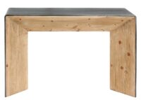 Konsolentisch Telefontisch Beistelltisch Industrial Massivholz 80x120x40cm natur