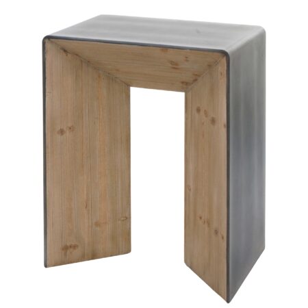 Konsolentisch Telefontisch Beistelltisch Industrial Massivholz 80x60x40cm natur