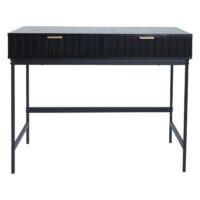 Konsolentisch Telefontisch Industrial Schublade 85x100x40cm Holzoptik schwarz