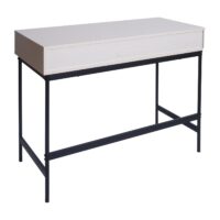 Konsolentisch Telefontisch Industrial Schublade 85x100x40cm Holzoptik weiss