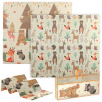 Baby Krabbelmatte Spielmatte faltbar doppelseitig gross