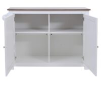 Kücheninsel mit 2 Sitzhockern Schublade Staufächer 90x120x45cm weiss dunkles Holz
