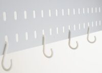 Küchenschrank Küchenregal Arbeitsplatte Schrankfächer rollbar Metall 175x80x42cm weiss