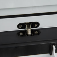 Kühlbox für Auto, 30L, elektrisch mit LCD-Anzeige, Farbe Weiß.