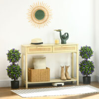 Künstliche Lavendelpflanzen 70 cm im 2er-Set in Grün für dekorative Zwecke.