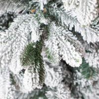 Künstlicher Weihnachtsbaum Christbaum 180cm 1489 Spitzen mit Kunstschnee