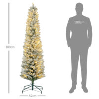 Künstlicher Weihnachtsbaum Christbaum 180cm 329 Spitzen 150 LEDs