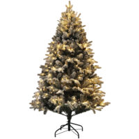 Künstlicher Weihnachtsbaum Christbaum 180cm 793 Spitzen mit Kunstschnee