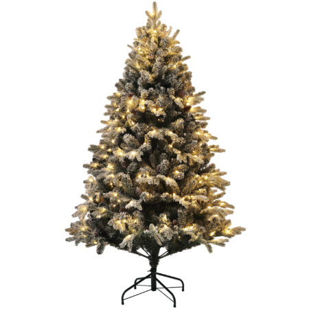 Künstlicher Weihnachtsbaum Christbaum 180cm 793 Spitzen mit Kunstschnee