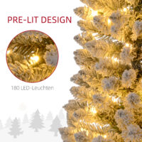Künstlicher Weihnachtsbaum Christbaum 210cm 405 Spitzen 180 LEDs