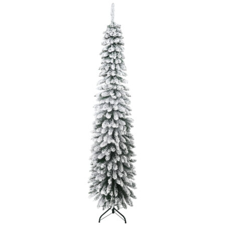 Künstlicher Weihnachtsbaum Christbaum 210cm 490 Spitzen mit Kunstschnee