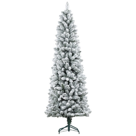 Künstlicher Weihnachtsbaum Christbaum 210cm 687 Spitzen mit Kunstschnee