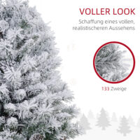 Künstlicher Weihnachtsbaum Christbaum 90cm 133 Spitzen 50 LEDs