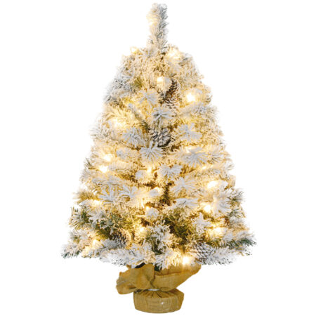 Künstlicher Weihnachtsbaum Christbaum 90cm 133 Spitzen 50 LEDs
