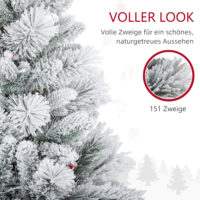 Künstlicher Weihnachtsbaum Christbaum 90cm 151 Spitzen 2er-Set 100 LEDs