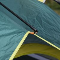 Kuppelzelt für 3 Personen, 205x195x135 cm, aus Polyester, Farbe Grün.
