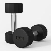 Kurzhantel-Set 20 kg für Krafttraining, ergonomische Kurzhanteln mit rutschfestem Griff.