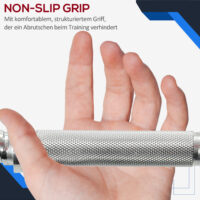 Kurzhantel-Set 40 kg mit zwölf Hantelscheiben, ergonomische Griffe für sicheres Training zu Hause.