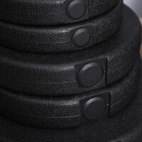 Kurzhantel-Set 40 kg mit zwölf Hantelscheiben, ergonomische Griffe für sicheres Training zu Hause.