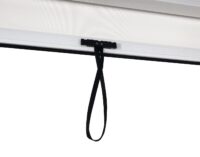 Lamellen Pergola Stanley Aluminium mit Lamellen Seitenwand 3x3m weiss