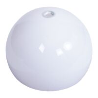 Lampenschirm Ersatzschirm für Bogen- und Pendelleuchte Ø40cm Kunststoff weiss
