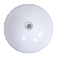Lampenschirm Ersatzschirm für Bogen- und Pendelleuchte Ø40cm Kunststoff weiss