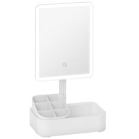 LED Kosmetikspiegel mit Beleuchtung drehbar wiederaufladbar
