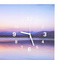 LED Leinwandbild mit Timer und flackerndem Licht 110x55 cm