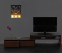 LED Leuchtbild Love beleuchtetes Wandbild 25x20 cm