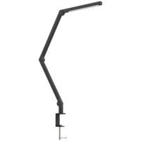 LED Schreibtischlampe dimmbar mit Klemme schwarz
